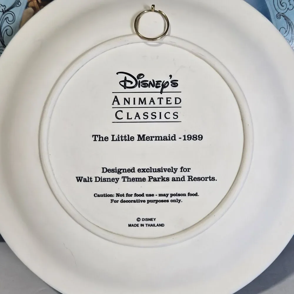 3D decorative plate featuring Ariel from Disney's 